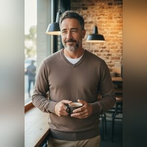 OLD NAVY Men's V-Neck Sweater (UNISEX)